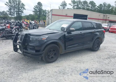 2020 Ford Explorer Police Interceptor из США, поврежденный, VIN 1FM5K8AB8LGD00858